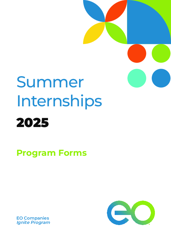 2025 Ignite Internship Program Forms